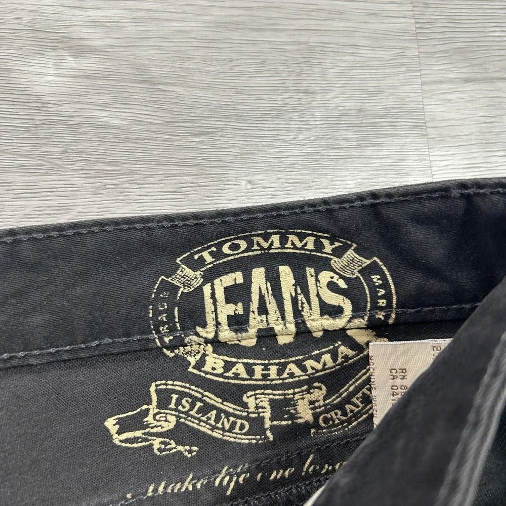 Tommy Bahama Standard Jeans Mens 35x32 Black Regular Straight Denim Dark Wash
